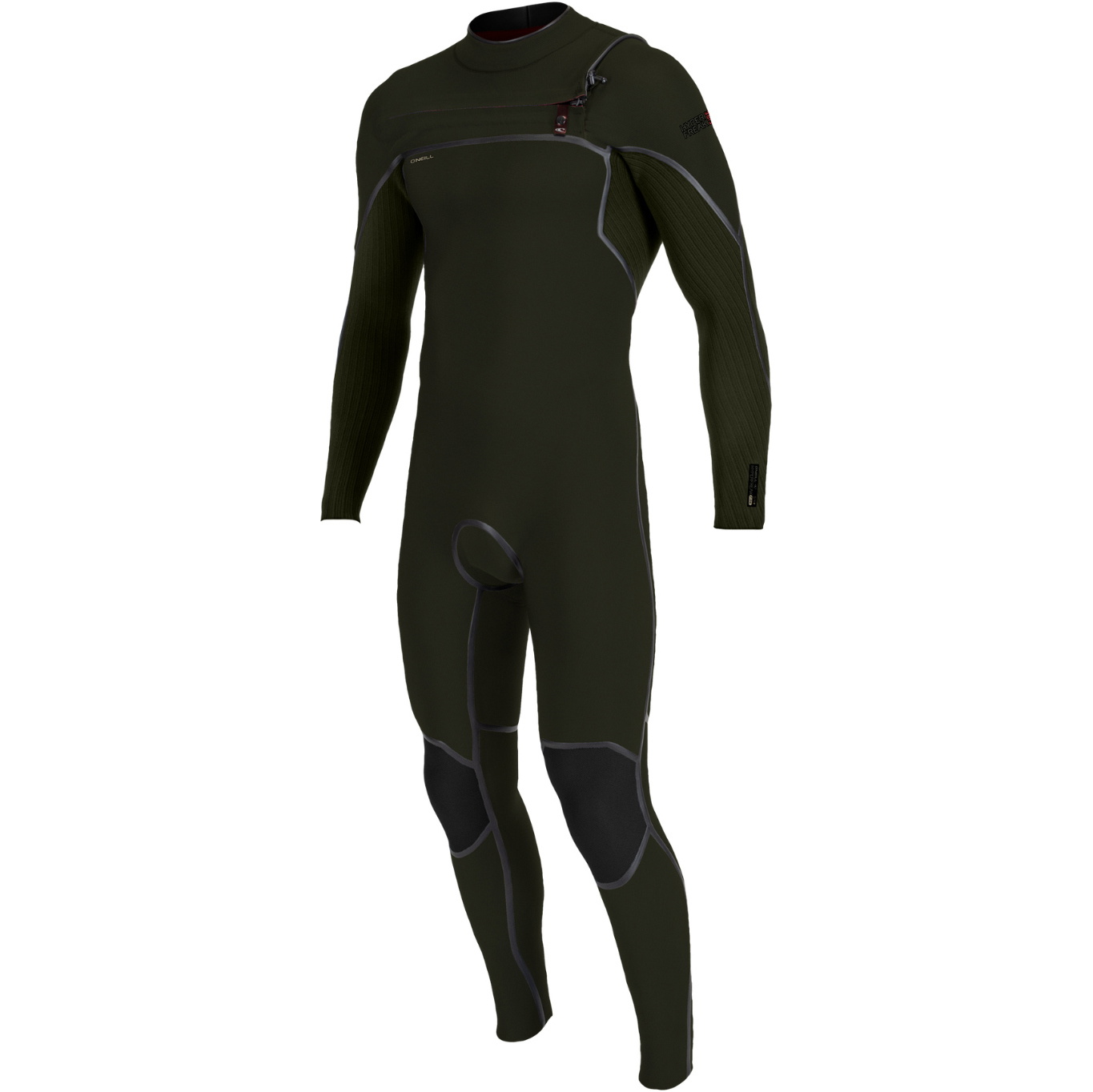 2026 O'Neill Mens Hyperfreak Fire+ 5/4mm Chest Zip Wetsuit 5677 - Ranger